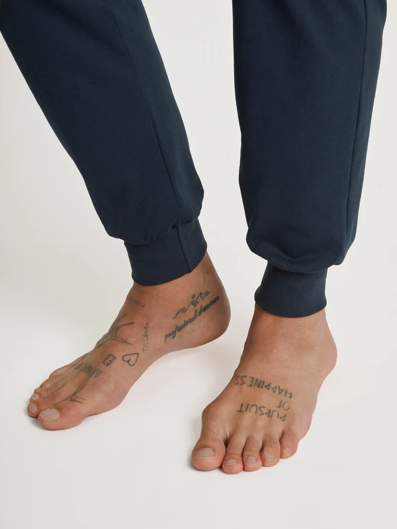 HERREN Pyjama mit Bündchen, coronet blue