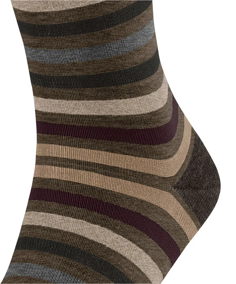 FALKE Tinted Stripe Herren Socken