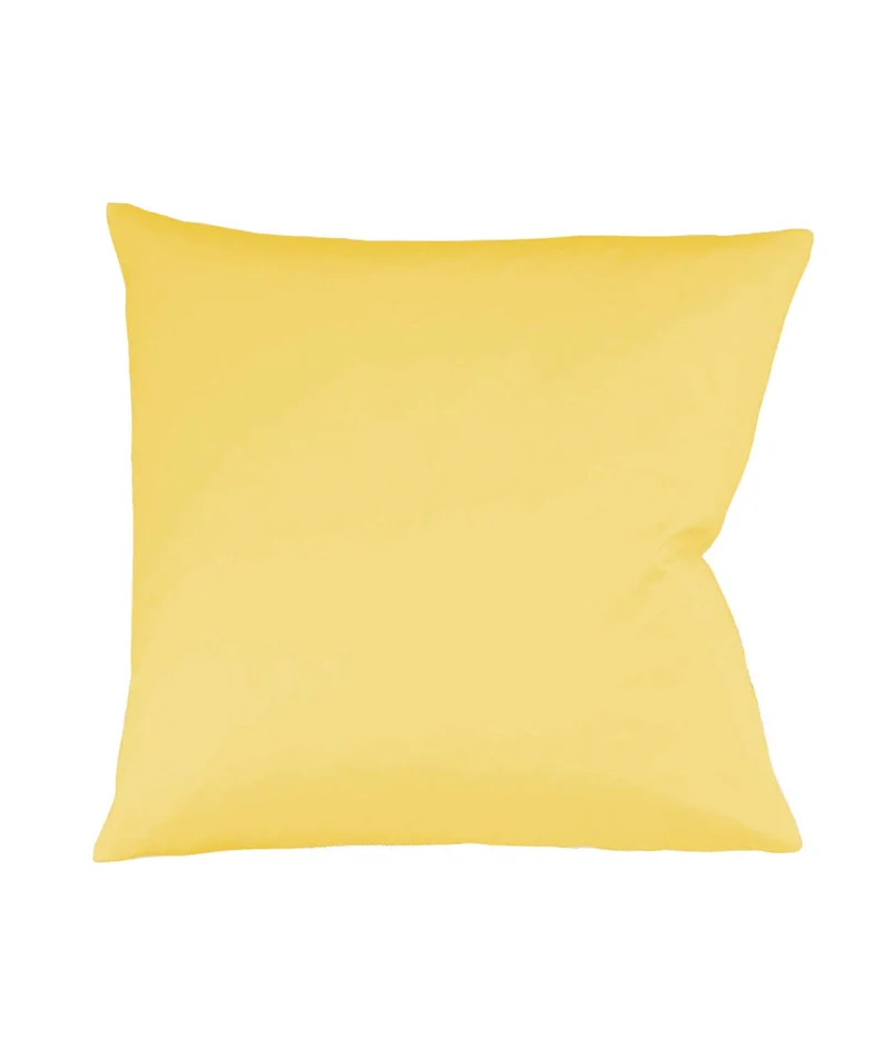 S-009100 | colours | fleuresse | Edler Kissenbezug aus Baumwollsatin | 2006 GELB | 100% Baumwolle | 4043202097665