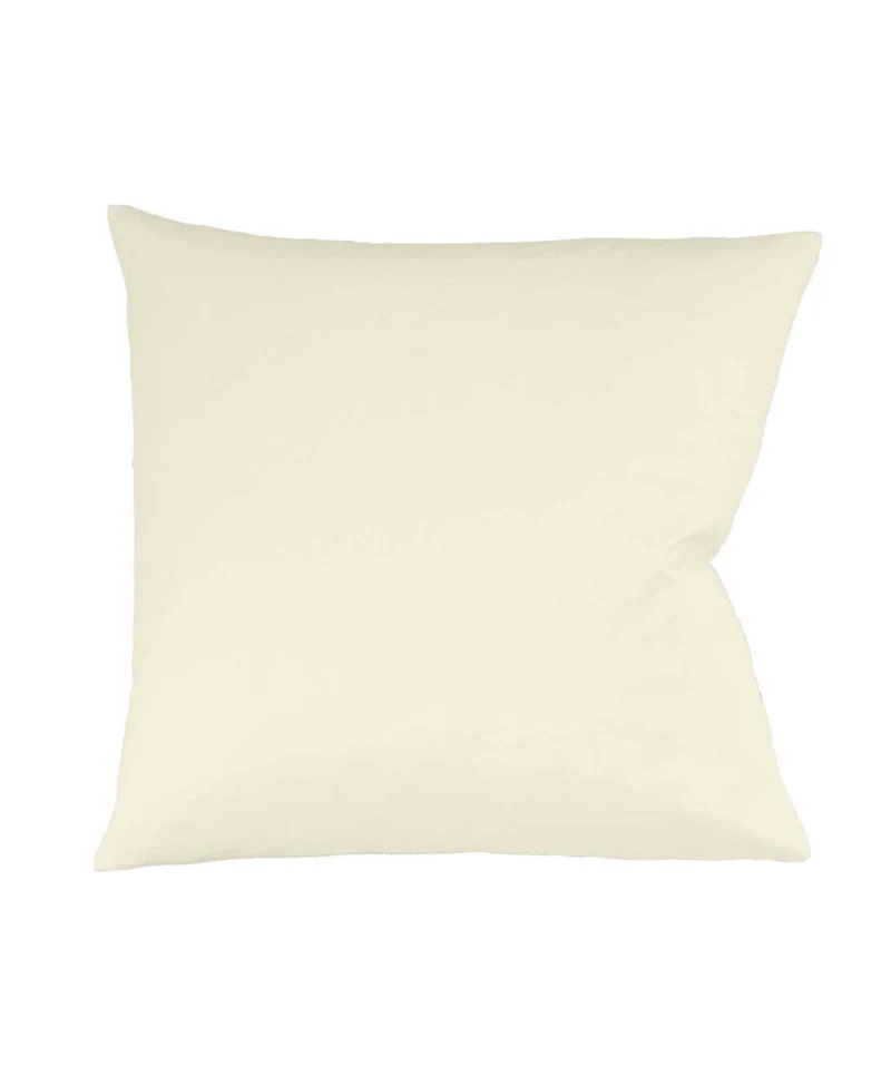 S-009100 | colours | fleuresse | Einfarbiger Kissenbezug aus Mako Satin | 2610 CREME | 100% Baumwolle | 4043202097610
