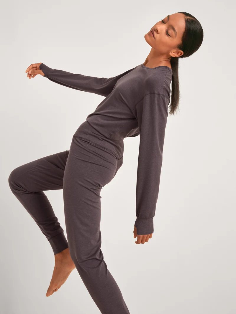 WOMEN Pyjamahose mit Bündchen