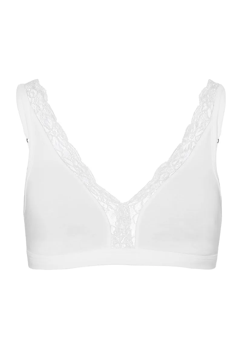 Cotton Lace Soft Cup Bra