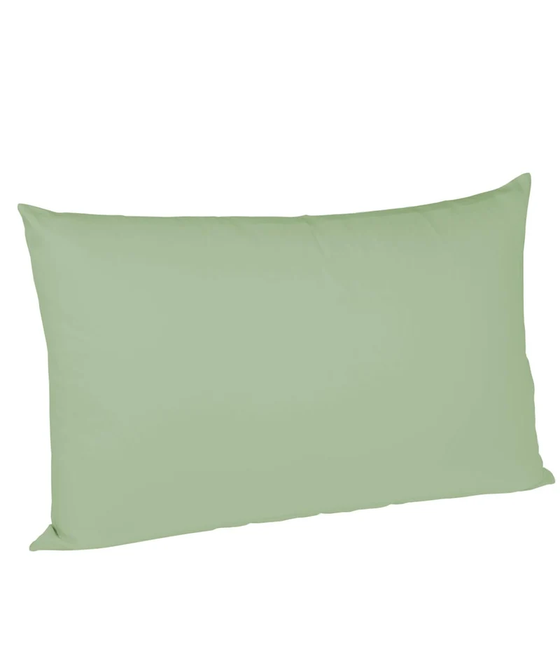 S-009100 | colours | fleuresse | Mako Satin Kissenhülle reine Baumwolle Grün | 1525 JADEGRÜN | 100% Baumwolle | 4043202097788