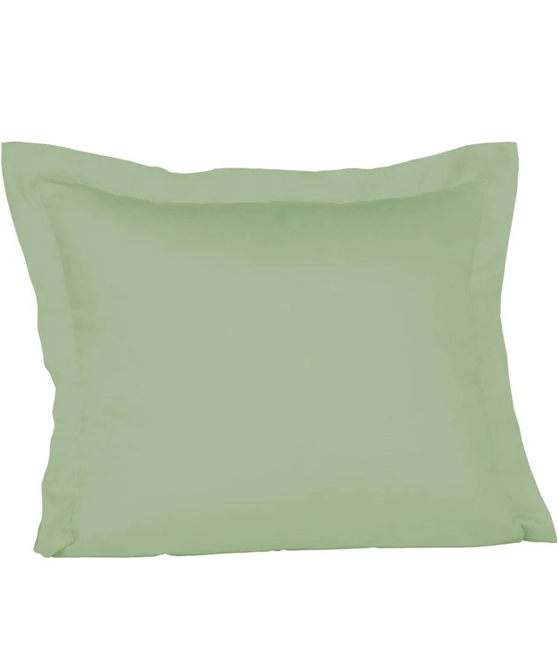 S-009100 | colours | fleuresse | Mako Satin Kissenhülle reine Baumwolle Grün | 1525 JADEGRÜN | 100% Baumwolle | 4043202097788