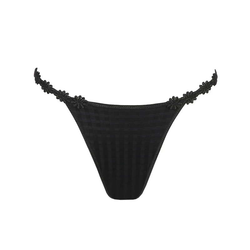 AVERO schwarz String