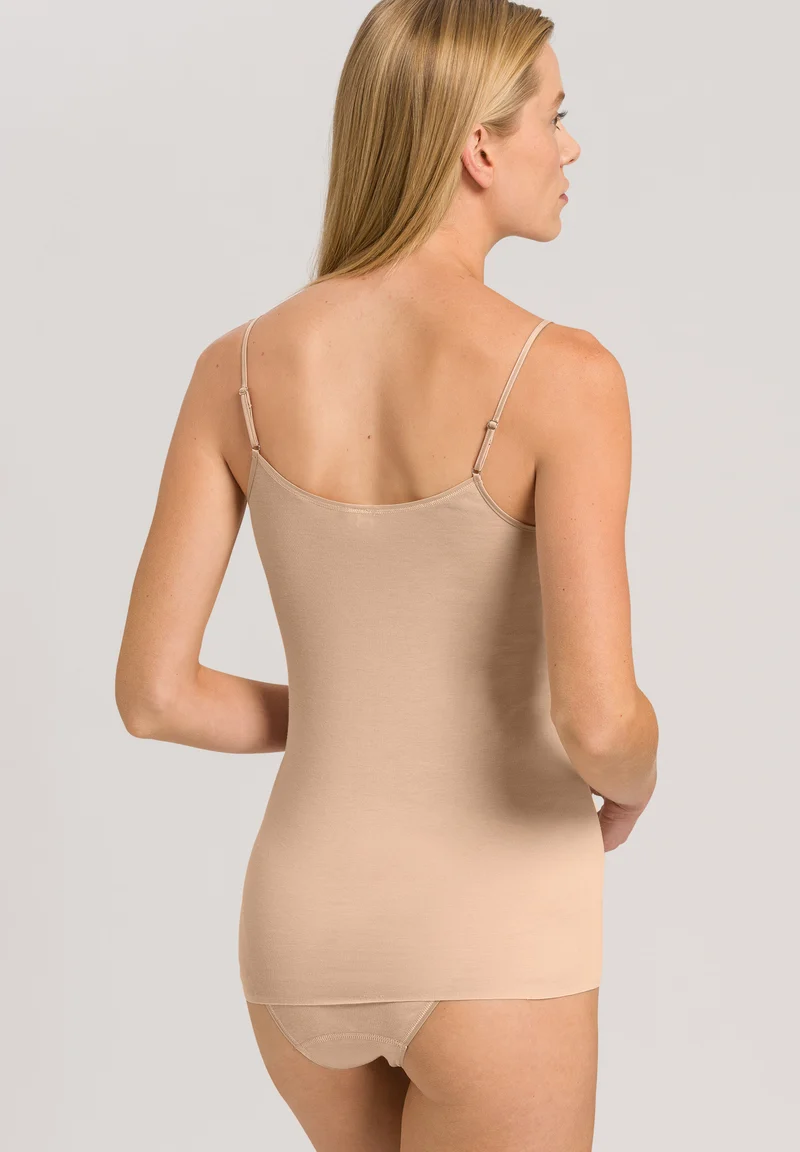 Cotton Seamless Spaghetti Top
