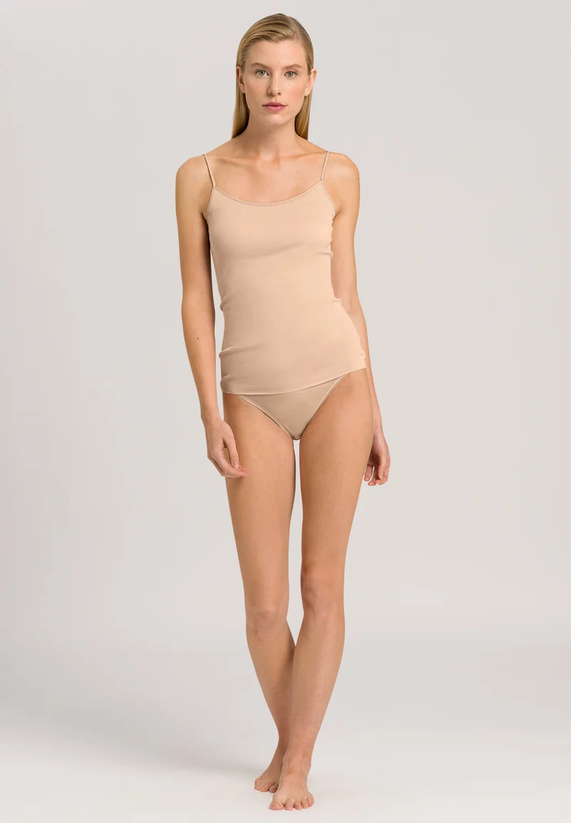 Cotton Seamless Spaghetti Top