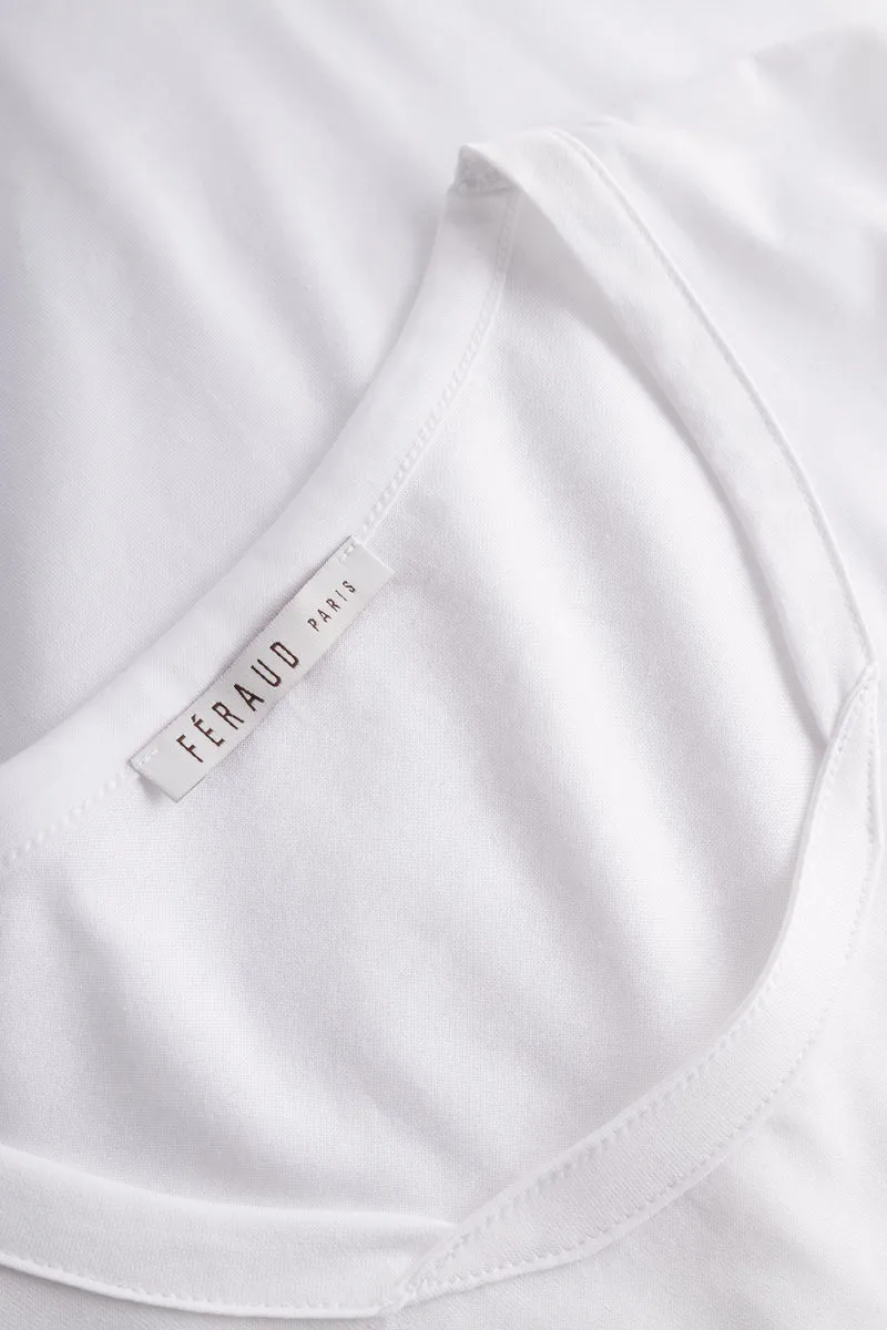 Py, 1/2 sleeve, pants 7/8, angular, White