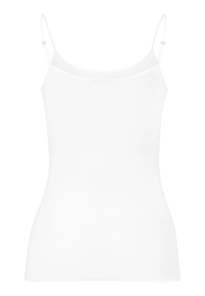 Cotton Seamless Spaghetti Top